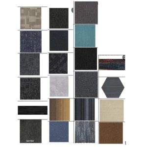TEFLOOR Carpet Tile Construction Decoded: High-Low Loop, Cut-and-Loop, Multi-Color Jacquard, Solution-Dyed Nylon, and What “8+4 / 6+6” Really Means