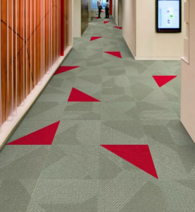 TEFLOOR Premium Office Carpet: Where Gothic Drama Meets Azure Serenity